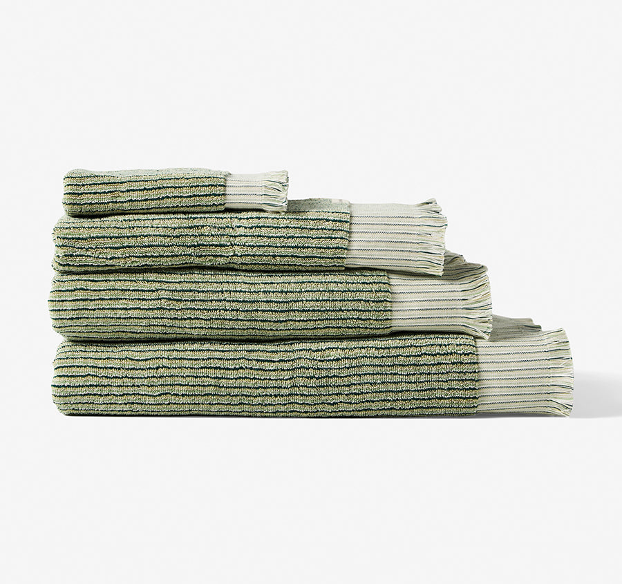 Alara 580GSM Cotton Bath Towel Range Emerald
