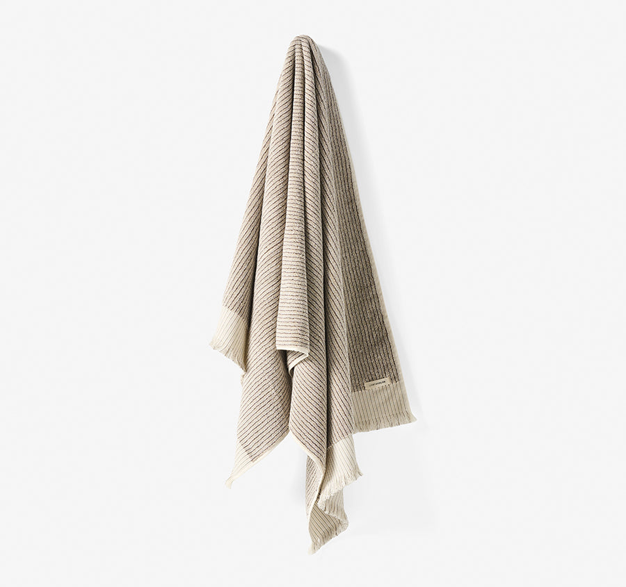 Alara 580GSM Cotton Bath Towel Range Pebble