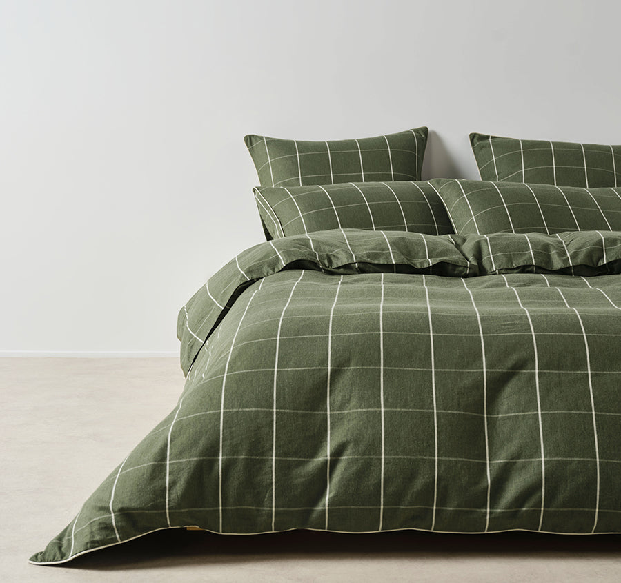 Atrium Quilt Cover Set Range Forest