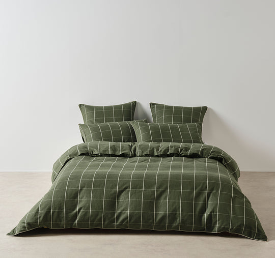 Atrium Quilt Cover Set Range Forest