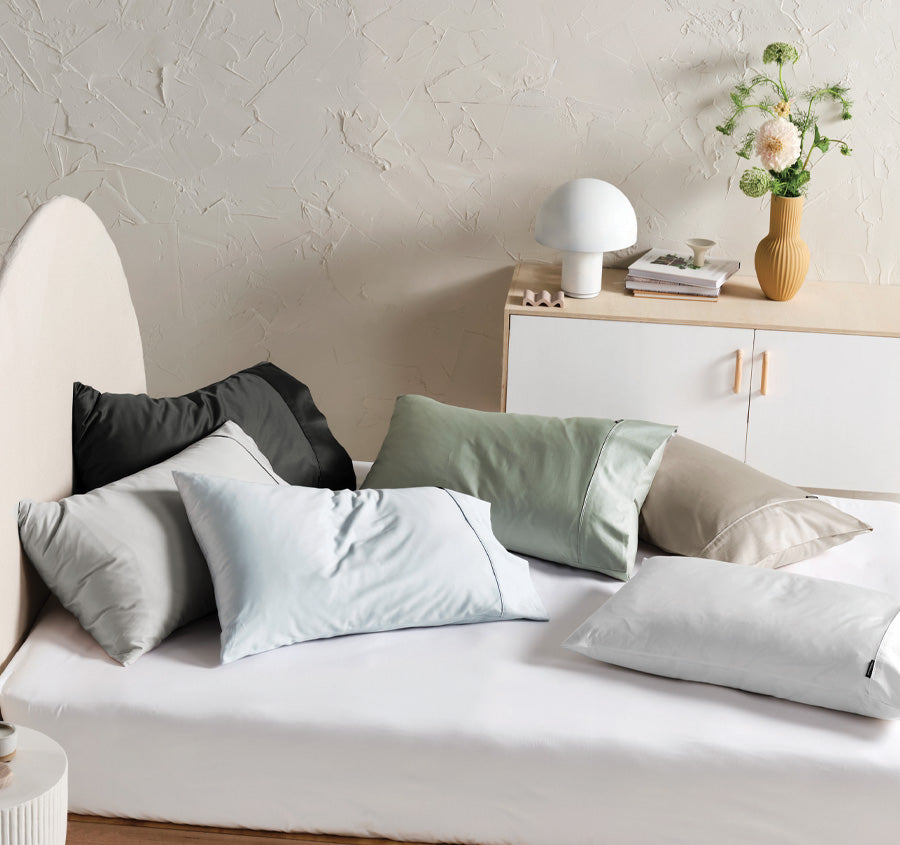 Hotel Augusta 500THC Cotton Sateen King Pillowcase Magnet