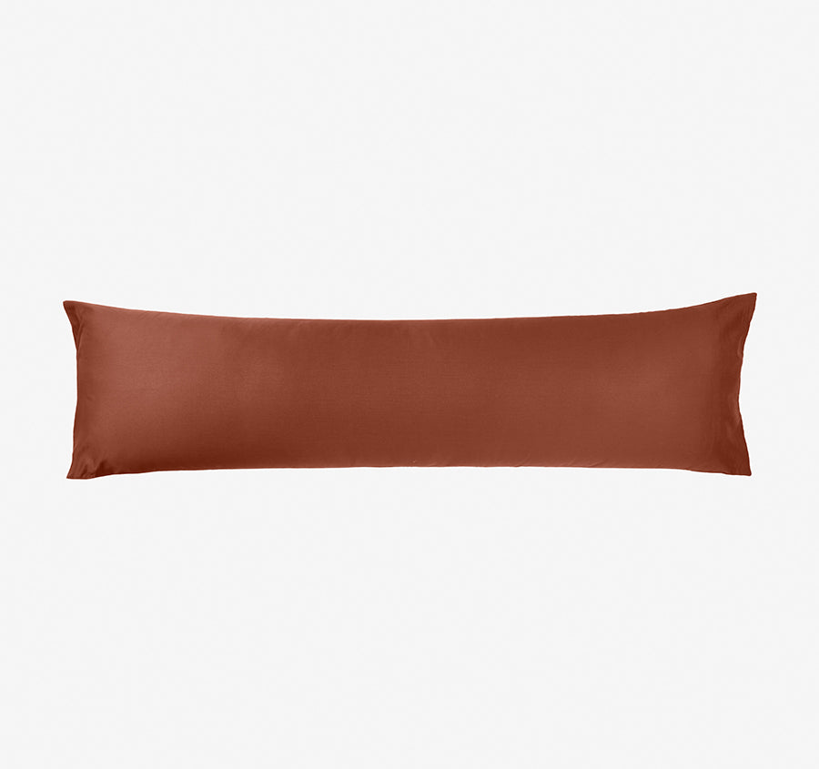 Hotel Augusta 500THC Cotton Sateen Body Pillowcase Brick