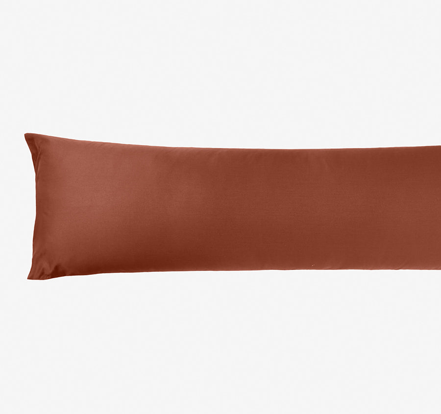 Hotel Augusta 500THC Cotton Sateen Body Pillowcase Brick