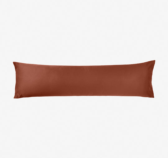 Hotel Augusta 500THC Cotton Sateen Body Pillowcase Brick
