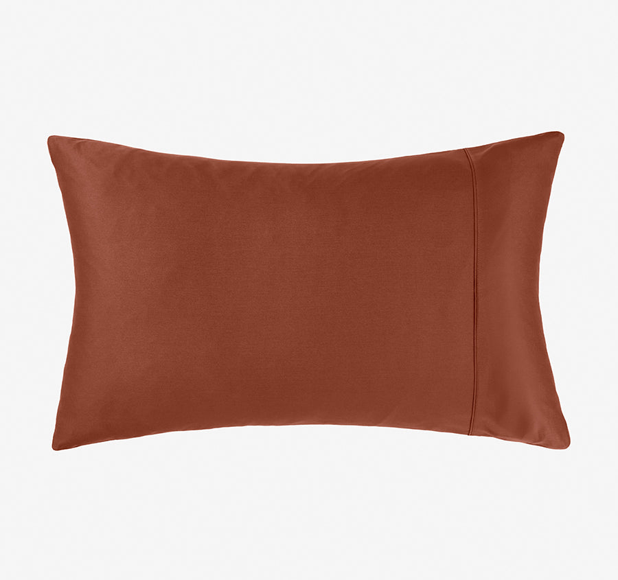 Hotel Augusta 500THC Cotton Sateen Standard Pillowcase Brick