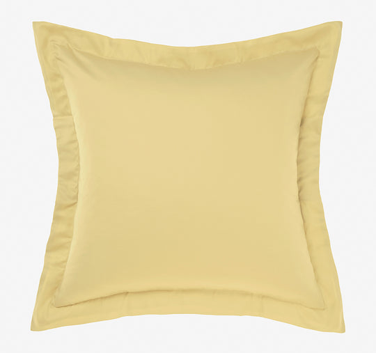 Hotel Augusta 500THC Cotton Sateen European Pillowcase Daffodil