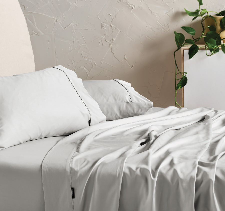 Hotel Augusta 500THC Cotton Sateen Mega Sheet Set Range Grey