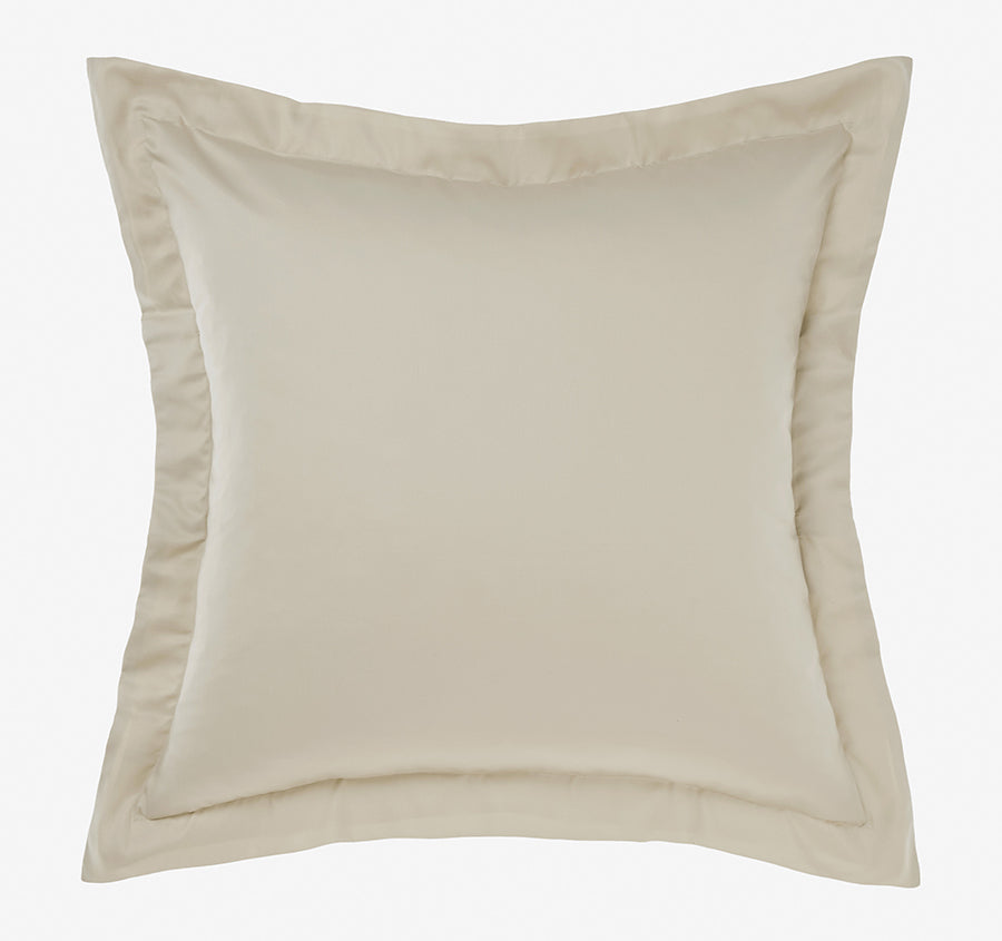 Hotel Augusta 500THC Cotton Sateen European Pillowcase Natural
