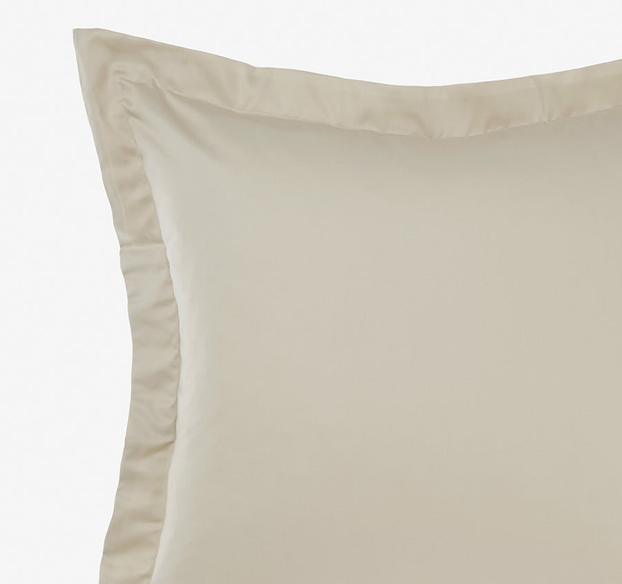 Hotel Augusta 500THC Cotton Sateen European Pillowcase Natural