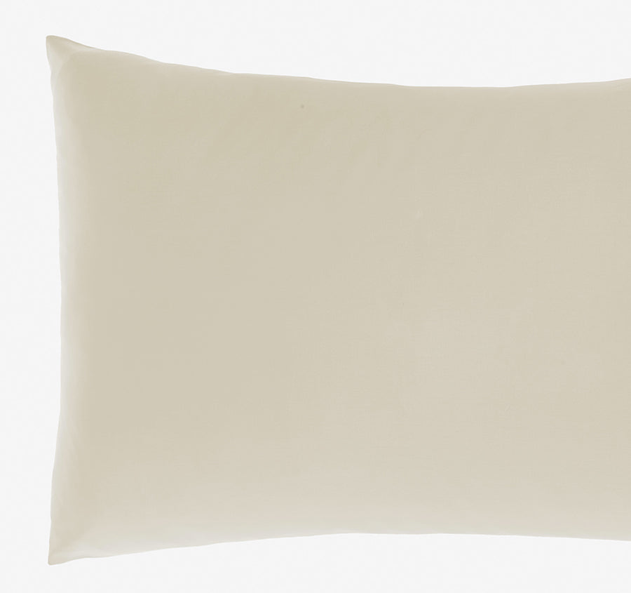 Hotel Augusta 500THC Cotton Sateen King Pillowcase Natural