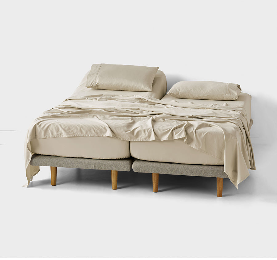 Hotel Augusta 500THC Cotton Sateen Mega Sheet Set Range Natural