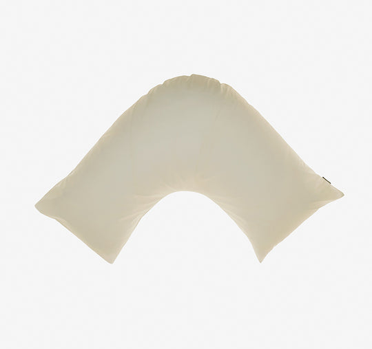 Hotel Augusta 500THC Cotton Sateen V-Shape Pillowcase Natural