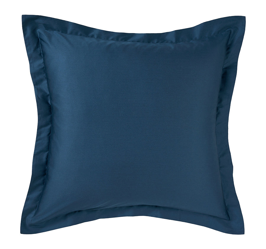 Hotel Augusta 500THC Cotton Sateen European Pillowcase Navy