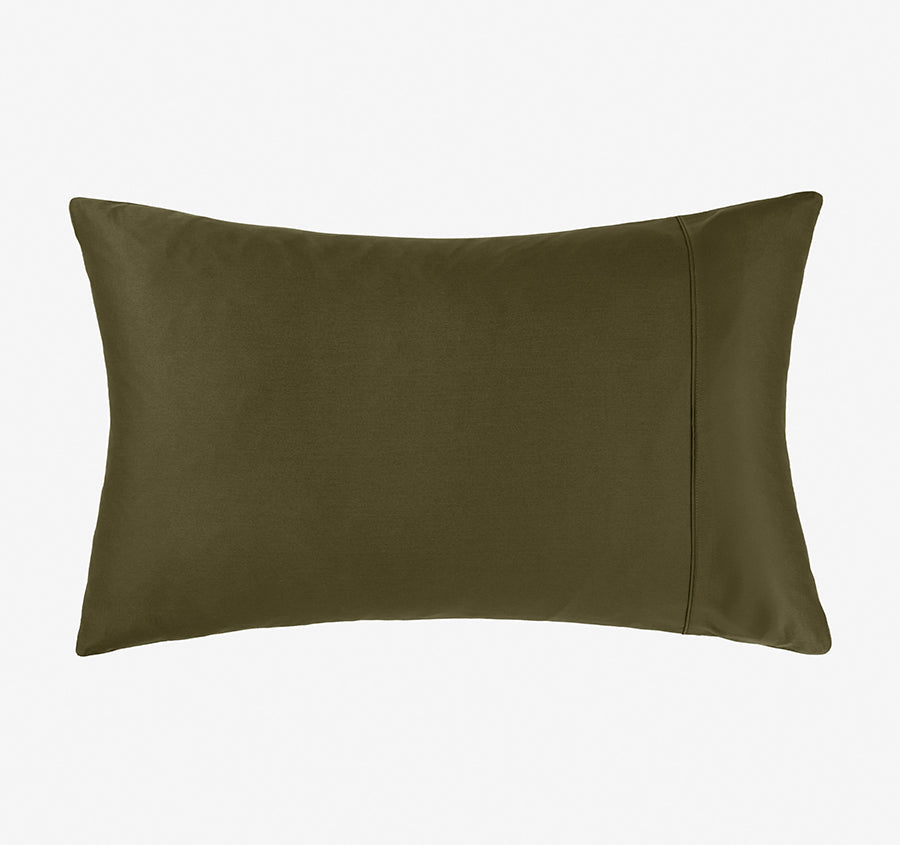 Hotel Augusta 500THC Cotton Sateen Standard Pillowcase Olive