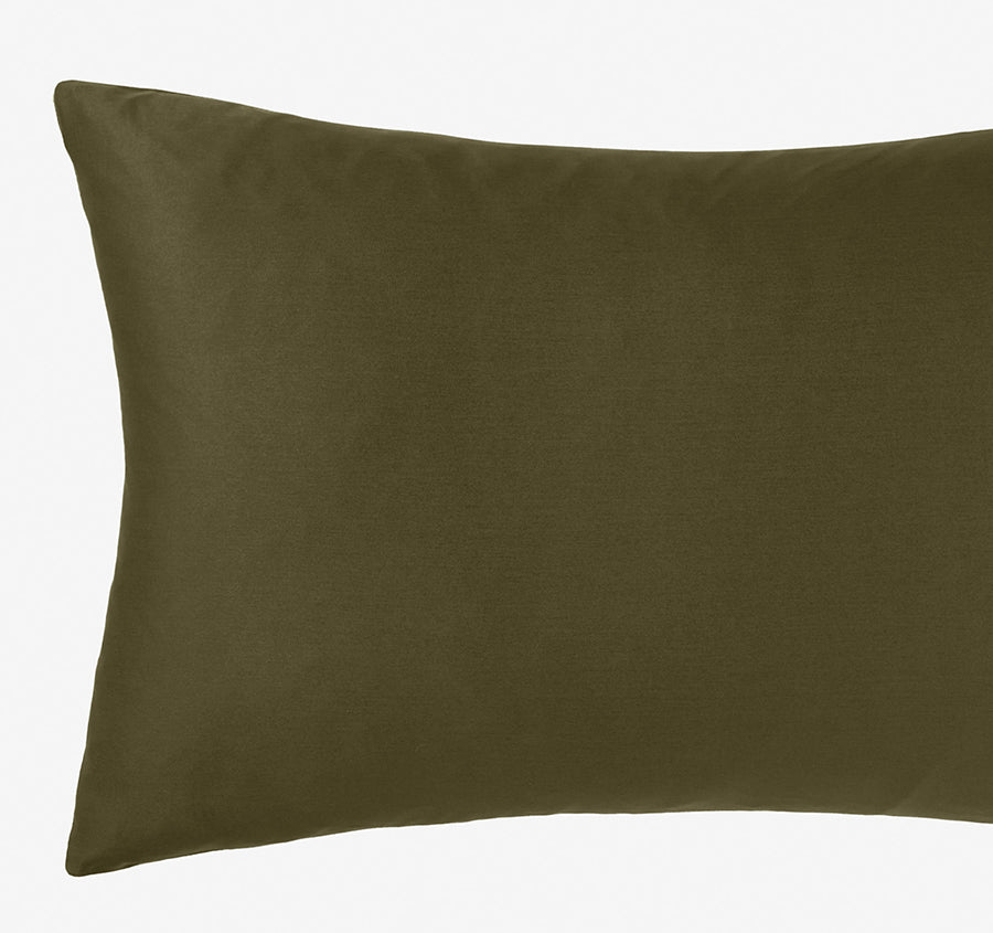 Hotel Augusta 500THC Cotton Sateen Standard Pillowcase Olive