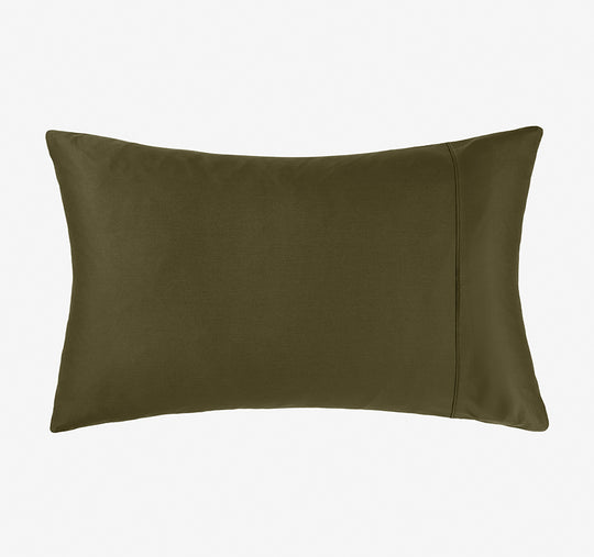 Hotel Augusta 500THC Cotton Sateen Standard Pillowcase Olive