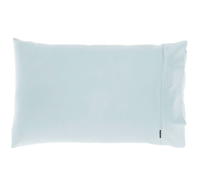 Hotel Augusta 500THC Cotton Sateen King Pillowcase Pale Blue