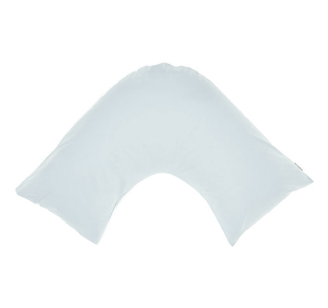 Hotel Augusta 500THC Cotton Sateen U-Shape Pillowcase Pale Blue