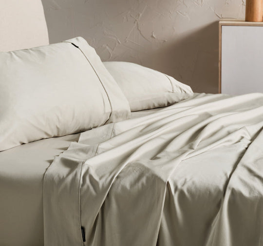Hotel Augusta 500THC Cotton Sateen Mega Sheet Set Range Taupe