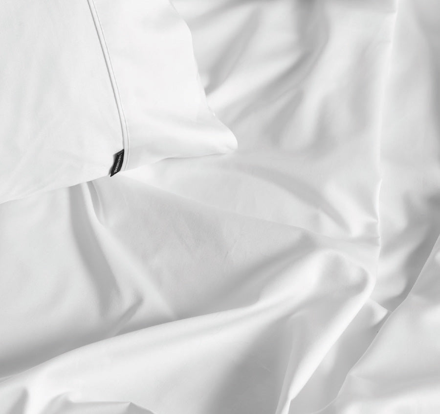 Hotel Augusta 500THC Cotton Sateen Mega Sheet Set Range White