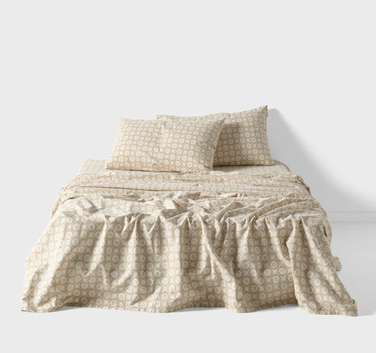 Benina Printed Flannelette Cotton Mega Sheet Set Range