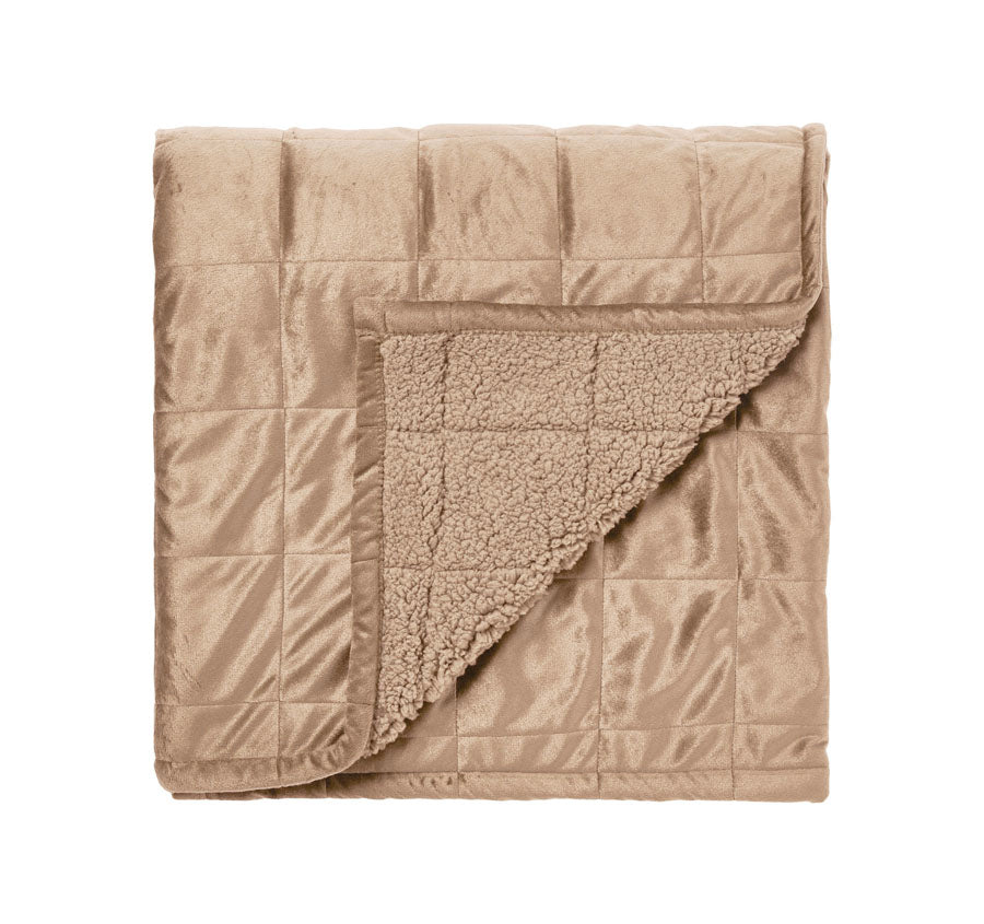 Bray 150x200cm Throw Rug Frappe