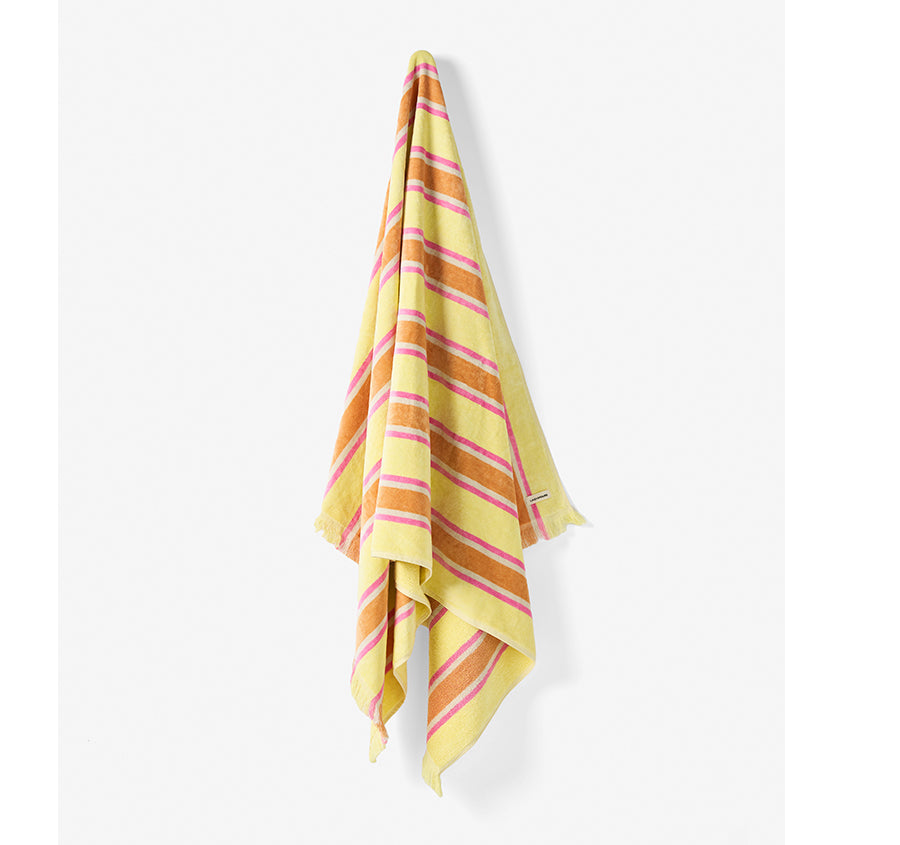Brazil 95x175cm Beach Towel Yellow