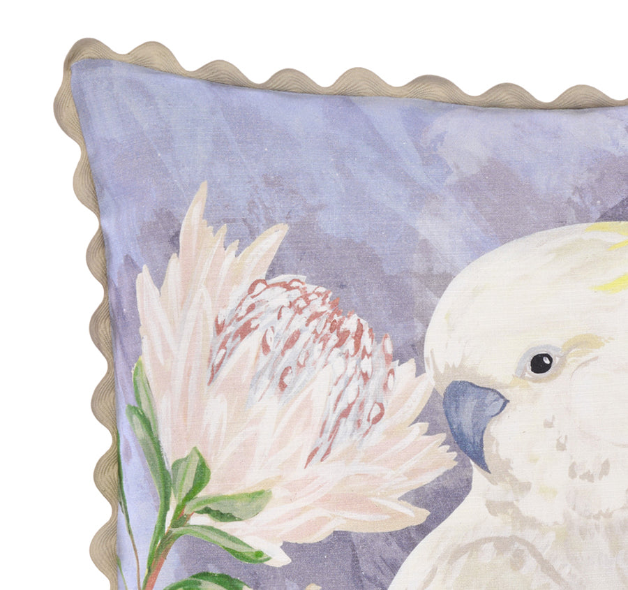 Bush Cockatoo 50x50cm Filled Cushion Multi