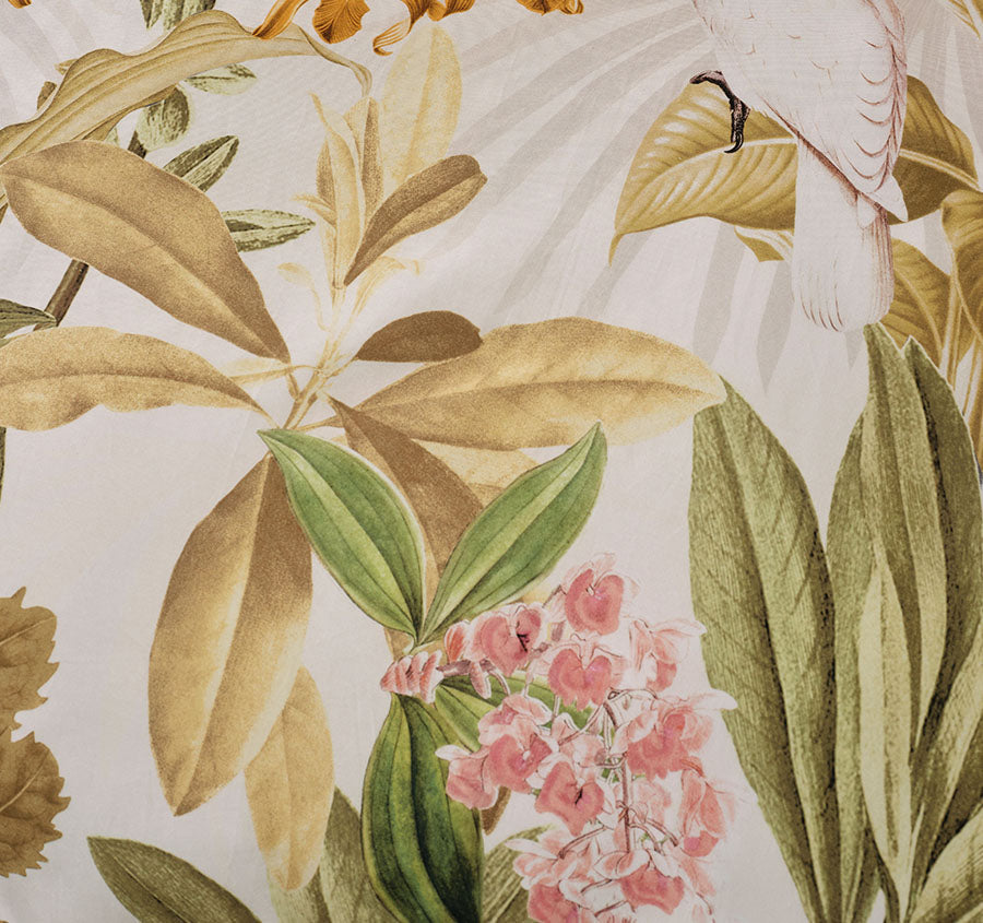 Calista Quilt Cover Set Range Guava