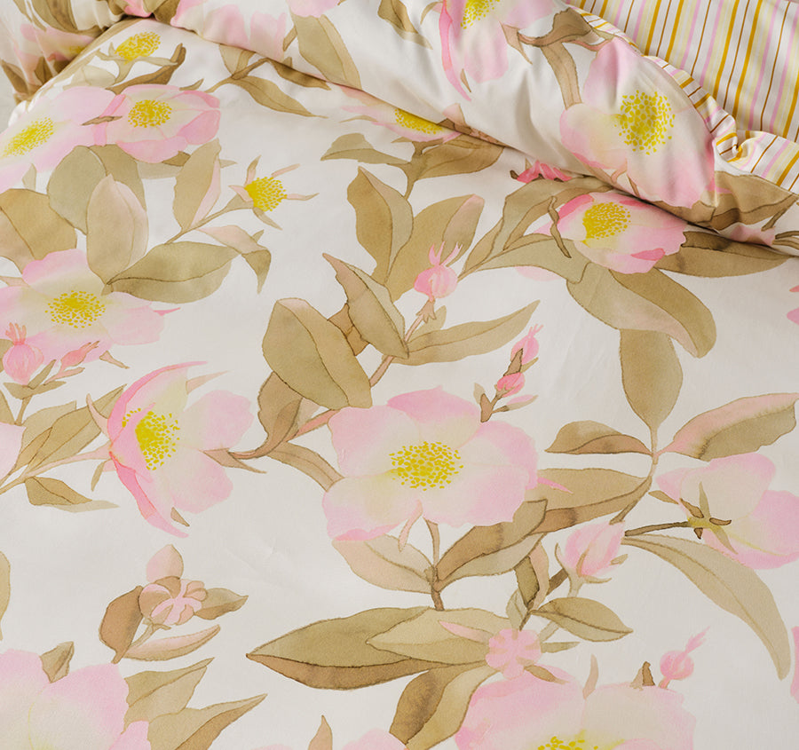 Camellia Quilt Cover Set Range