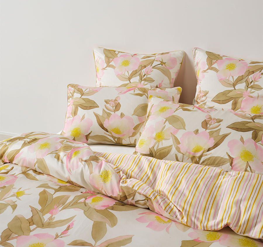 Camellia Quilt Cover Set Range