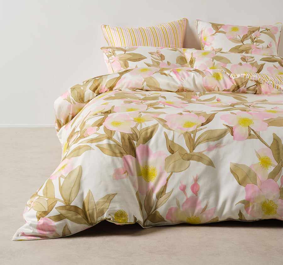 Camellia Quilt Cover Set Range