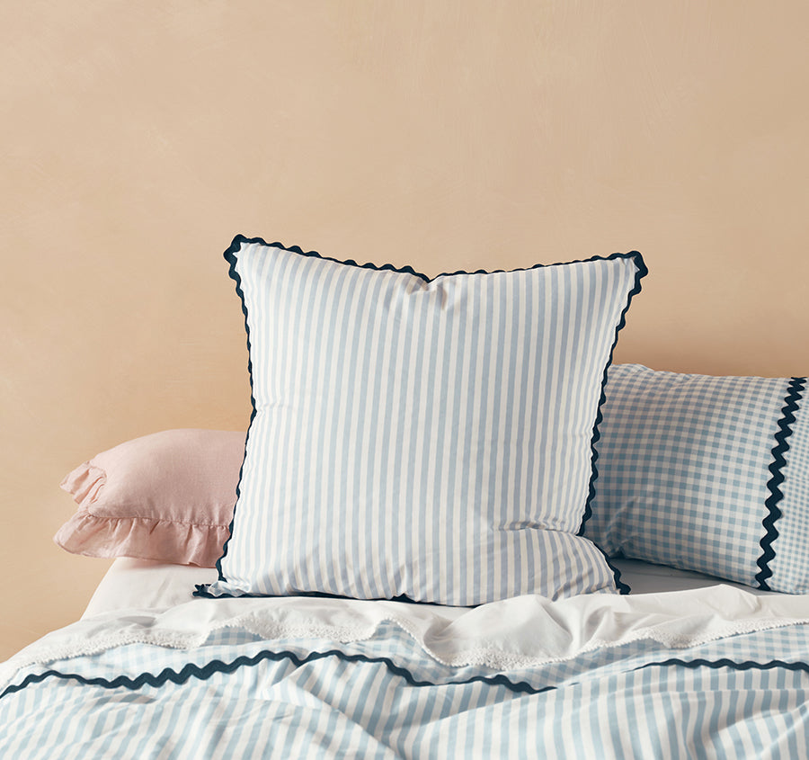 Chica European Pillowcase Blue