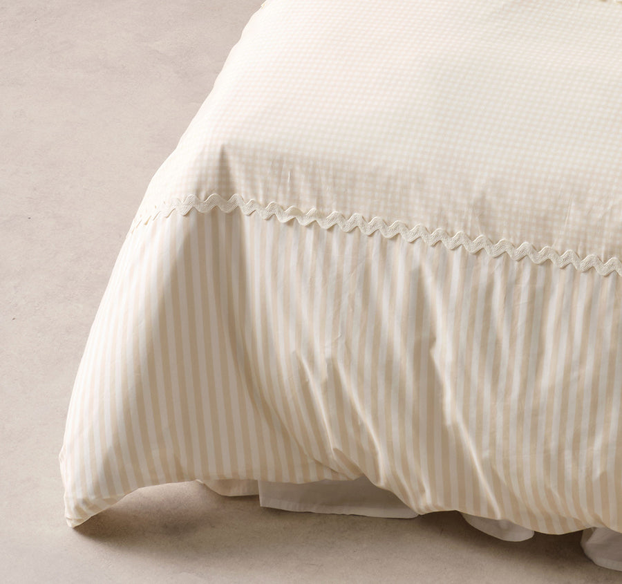 Chica Quilt Cover Set Range Natural