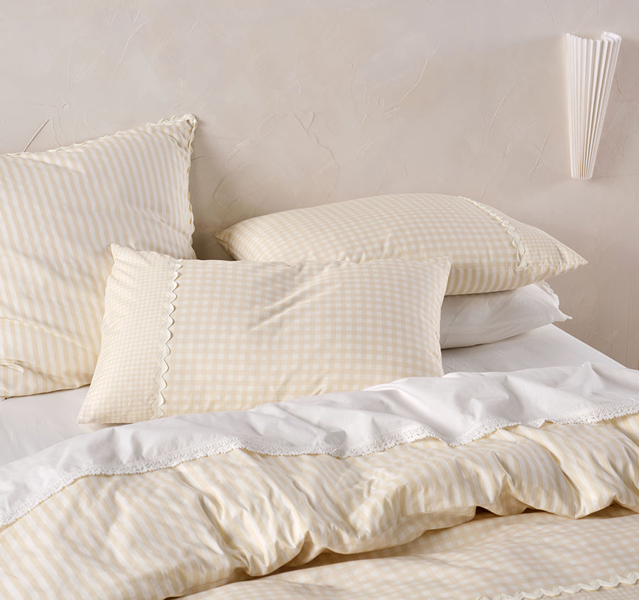Chica Quilt Cover Set Range Natural