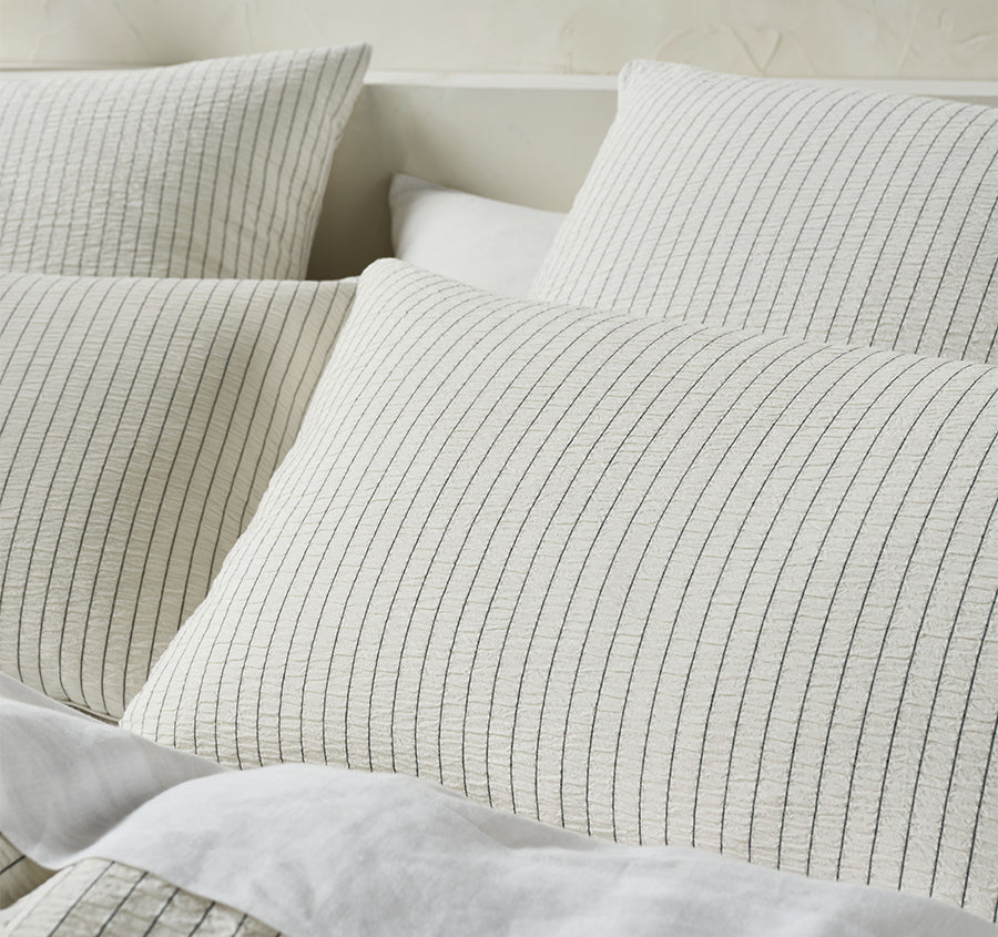 Chiltern Quilt Cover Set Range Vanilla