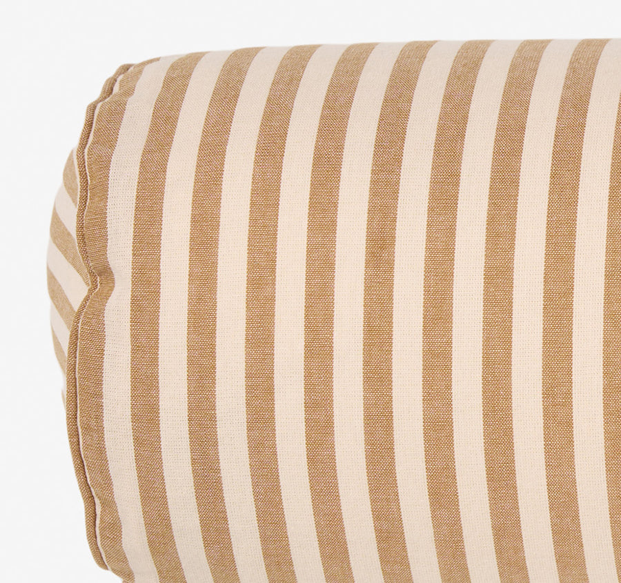 Classic Stripe 15x40cm Bolster Nutmeg