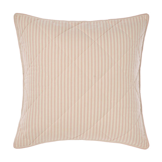 Classic Stripe European Pillowcase Rose