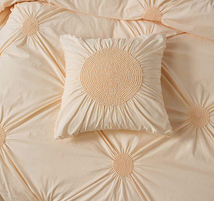 Claudia 48x48cm Filled Cushion Peach