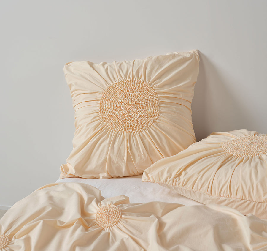 Claudia European Pillowcase Peach