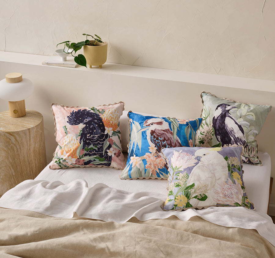 Coastal Kookaburra 50x50cm Cushion Multi