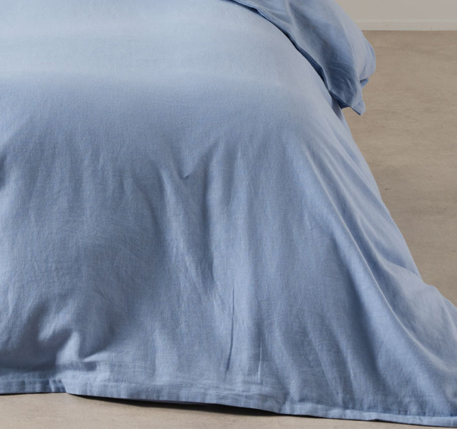 Connie Quilt Cover Set Range Bluebell