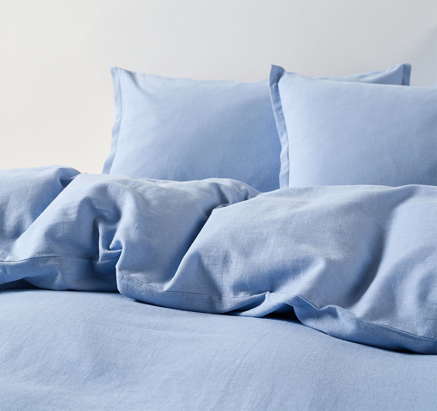 Connie Quilt Cover Set Range Bluebell