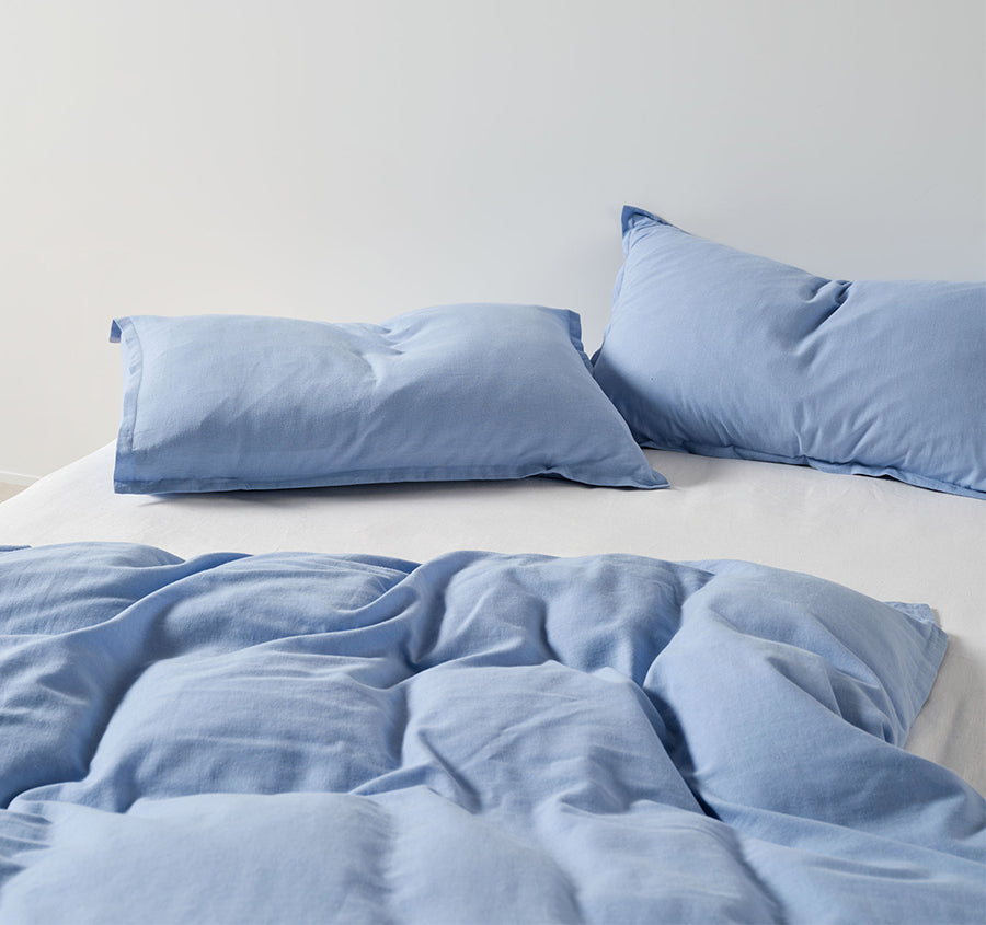Connie Quilt Cover Set Range Bluebell