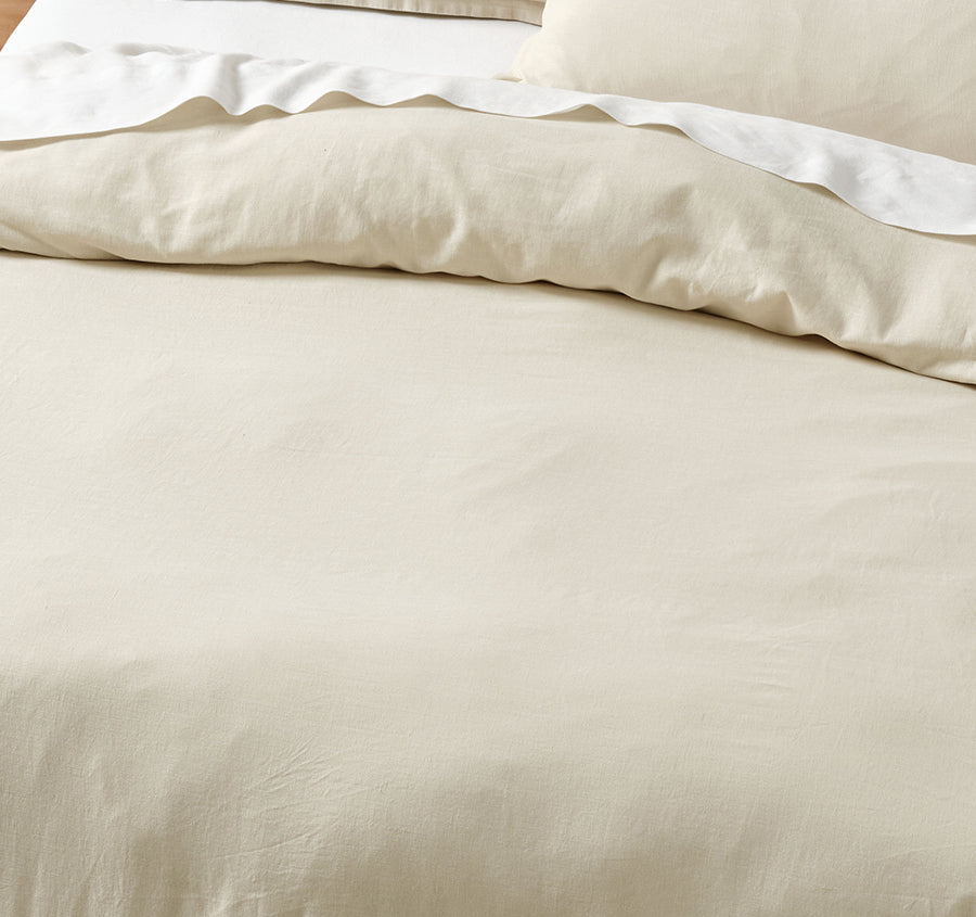 Connie Quilt Cover Set Range Natural
