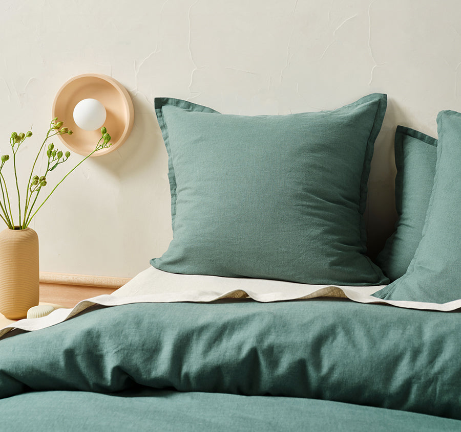 Connie European Pillowcase Pine