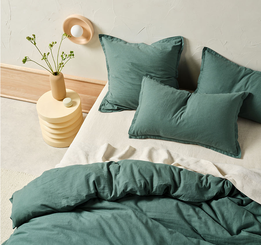 Connie Quilt Cover Set Range Pine