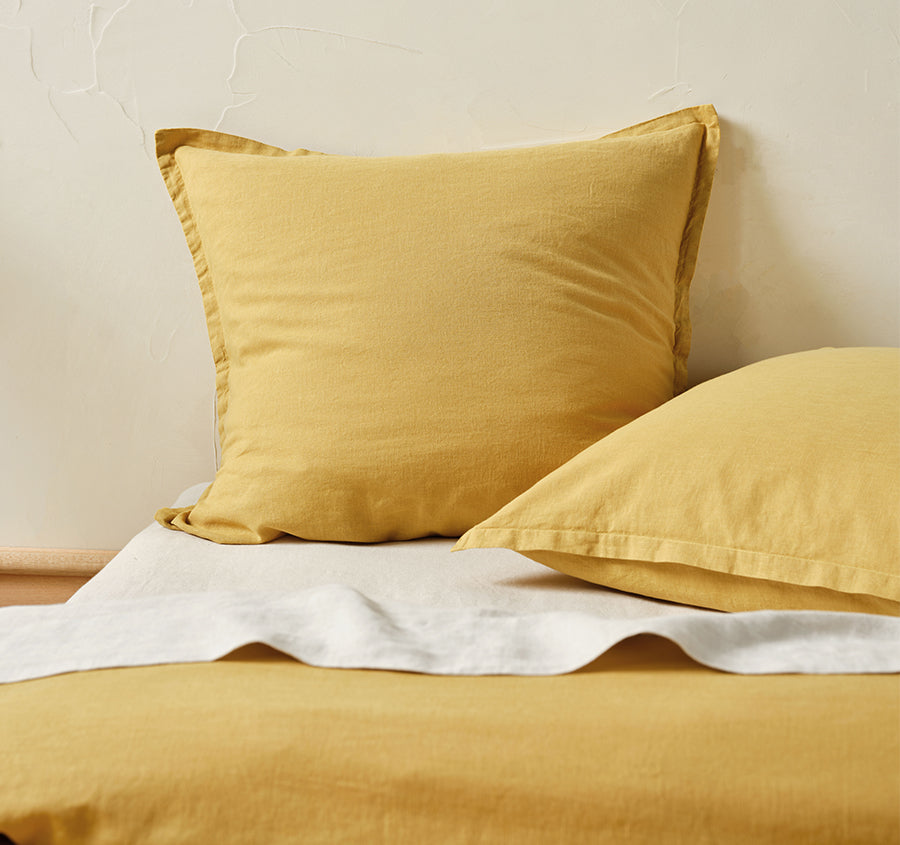 Connie European Pillowcase Saffron
