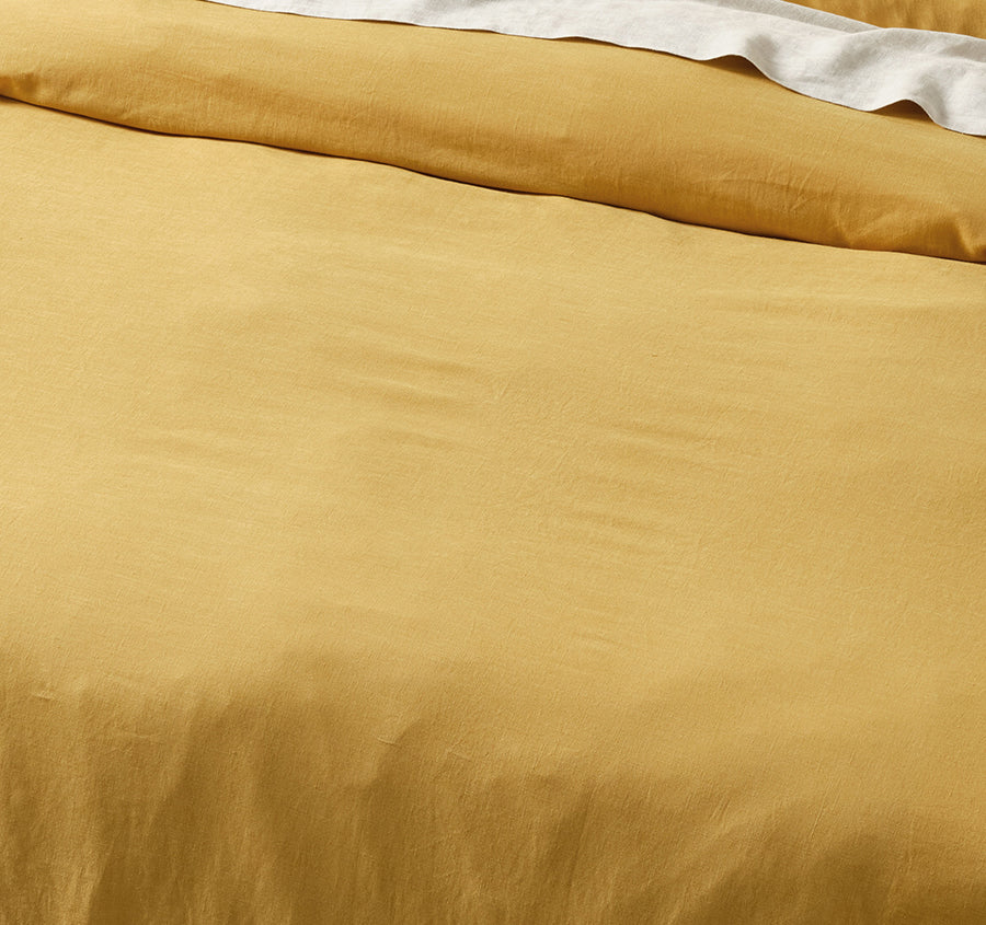 Connie Quilt Cover Set Range Saffron