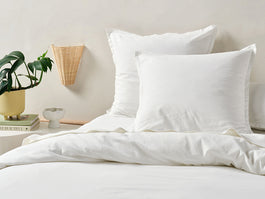 Connie European Pillowcase White